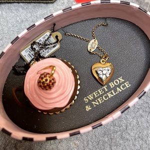 Juicy Couture sweet box and necklace set